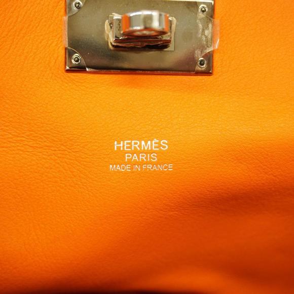 Hermes Handbag Tool Box 20 □N Engraved Swift Orange Ladies - Picture 5 of 13